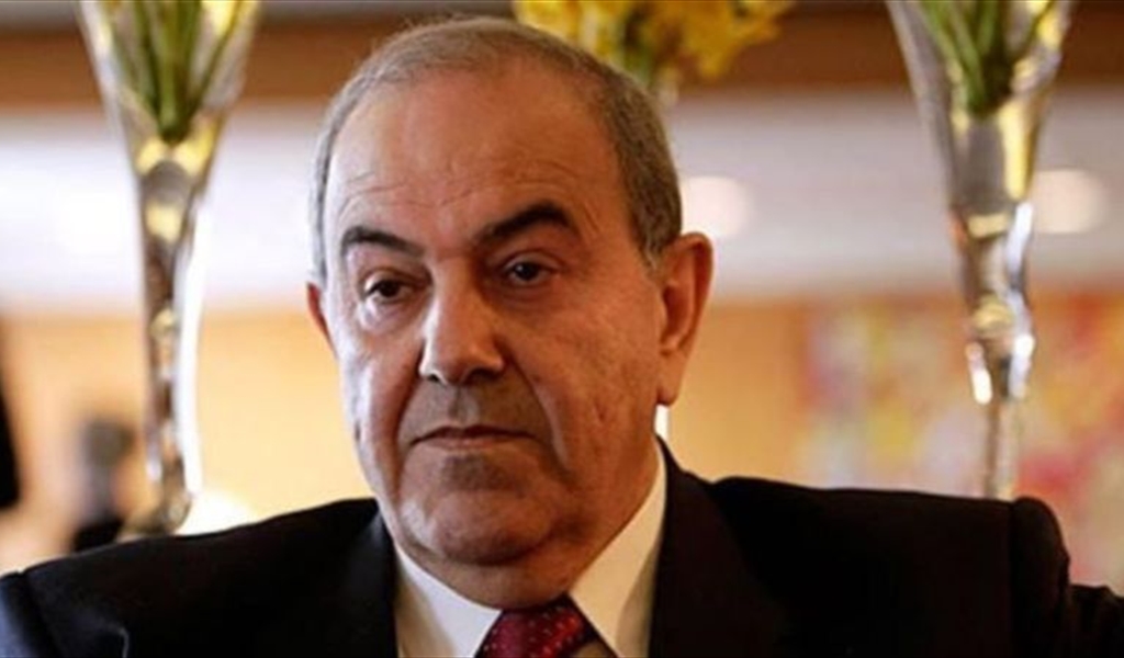 علاوي: البارزاني أبلغني بوجود إيراني في كركوك