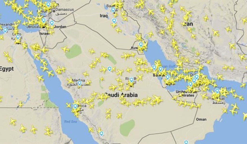 تسافر في الشرق الأوسط؟ إذن أنت تخوض أكثر رحلات الطيران تعقيداً في العالم.. هكذا أثَّرت صراعات الدول على حركة الطائرات