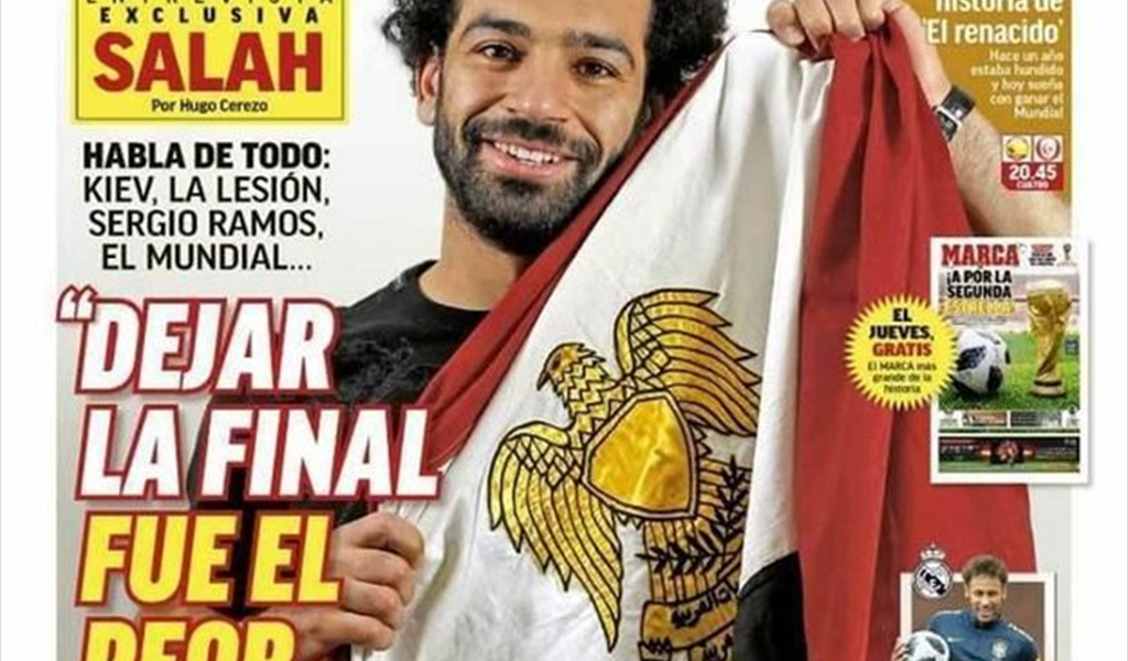محمد صلاح يرد بسخرية على راموس: لم أخبره أنني بخير