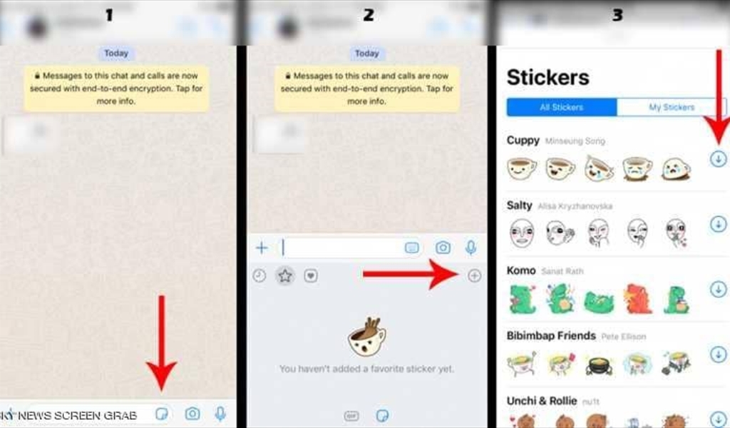 طريقة تفعيل ملصقات واتساب