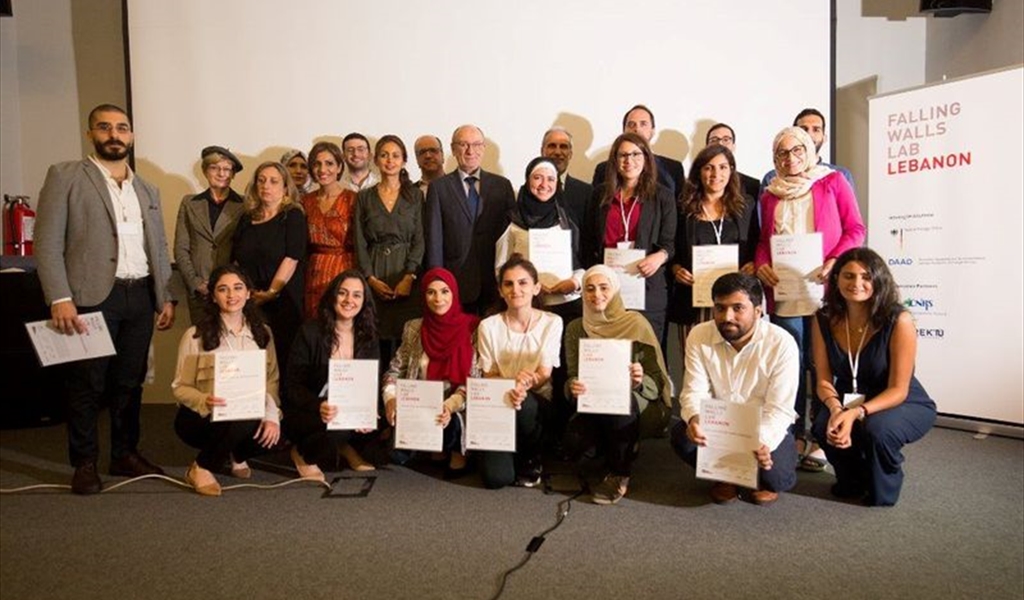عرض 16 مشروعا علميّا في النسخة  اللبنانية الأولى لمباراة «Falling walls Lab»