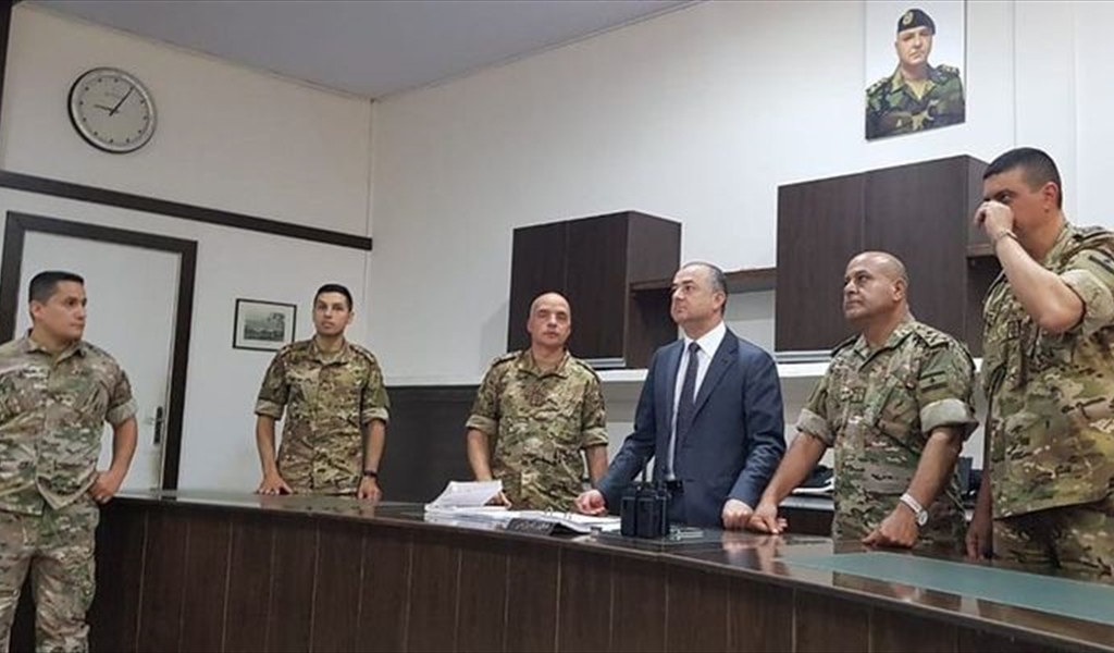 بو صعب للضباط في قيادة منطقة الشمال: لبنان يتكل عليكم