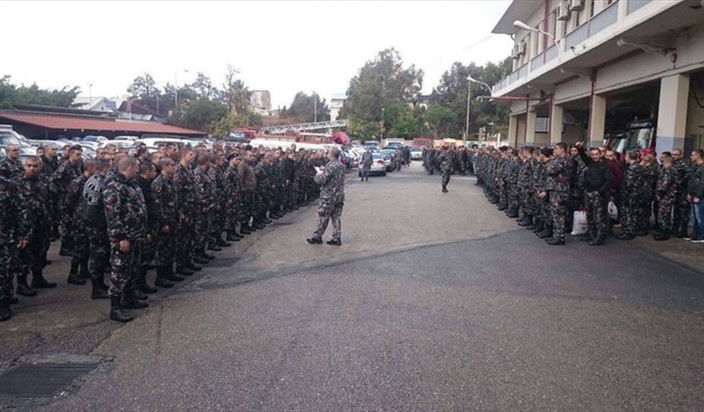 شبيب أصدر تشكيلات ضباط فوج إطفاء بيروت