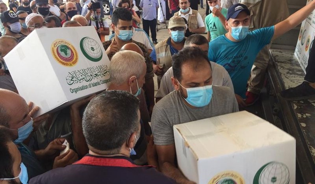 خلال توزيع مساعدات المملكة على أبناء طرابلس