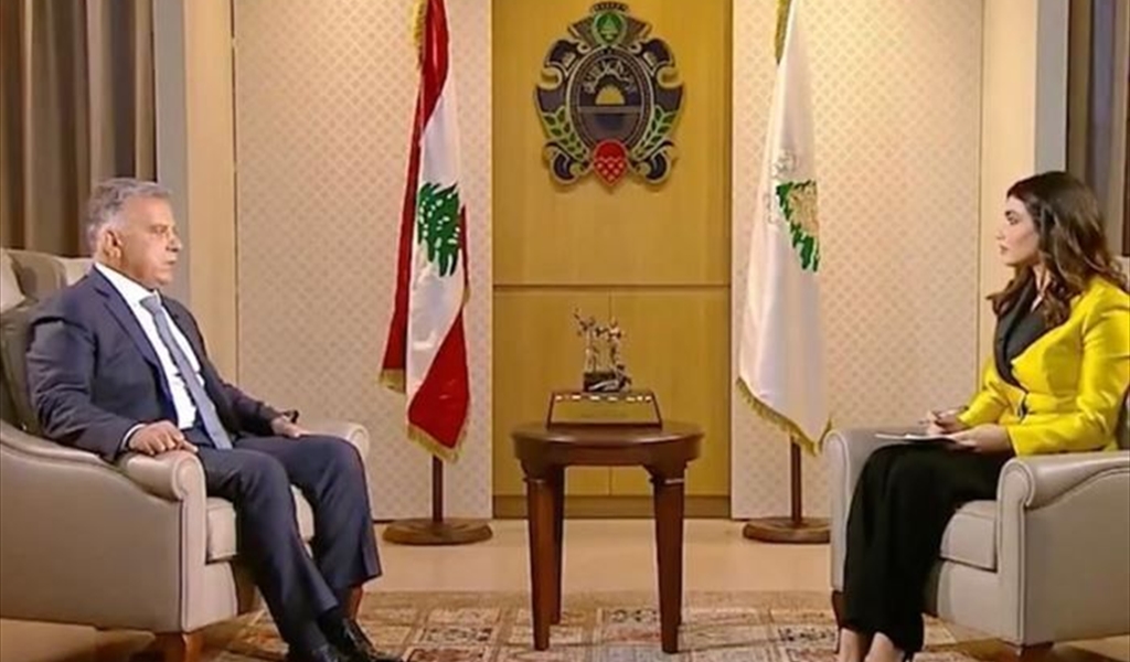 اللواء عباس ابراهيم خلال الحوار مع الزميلة ليال الإختيار على قناة «الحرة»