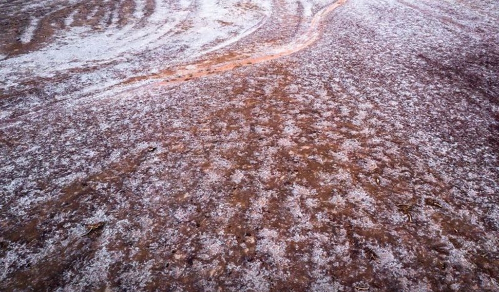 ليست ثلجًا.. توثيق «مشاهد بيضاء ساحرة» في السعودية تغطي الرمال فما هي؟