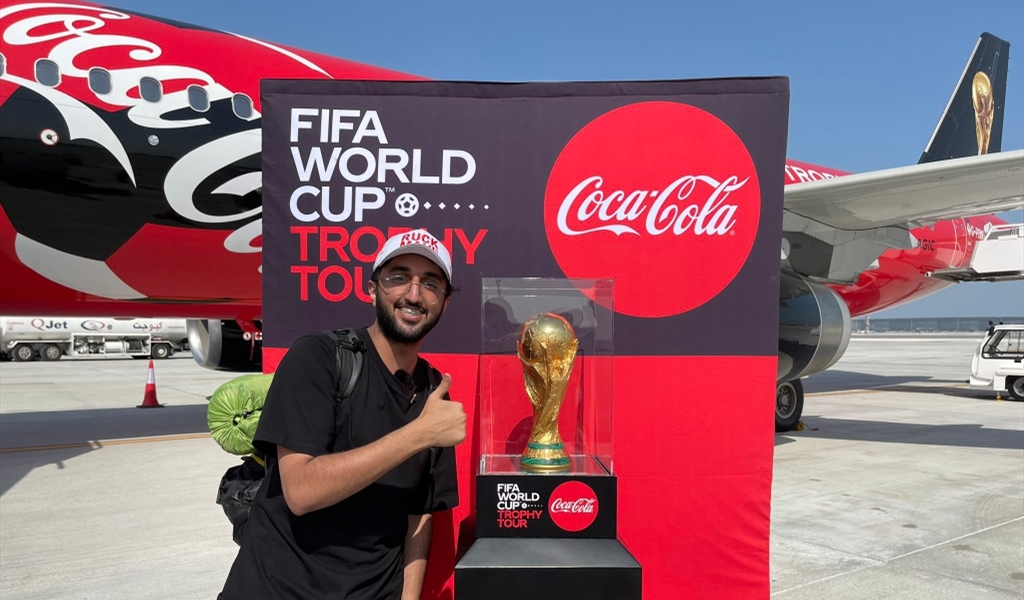 السعودي التميمي "باور كمستكا" يساند فلسطين عبر مونديال قطر