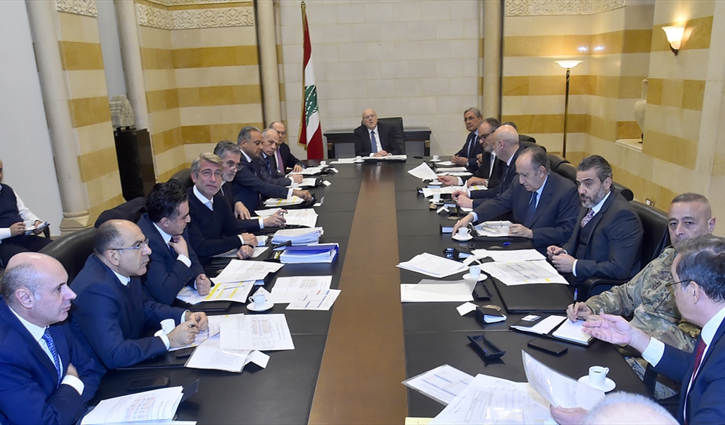 ميقاتي مترئساً اجتماع اللجنة الوزارية بشأن الكهرباء