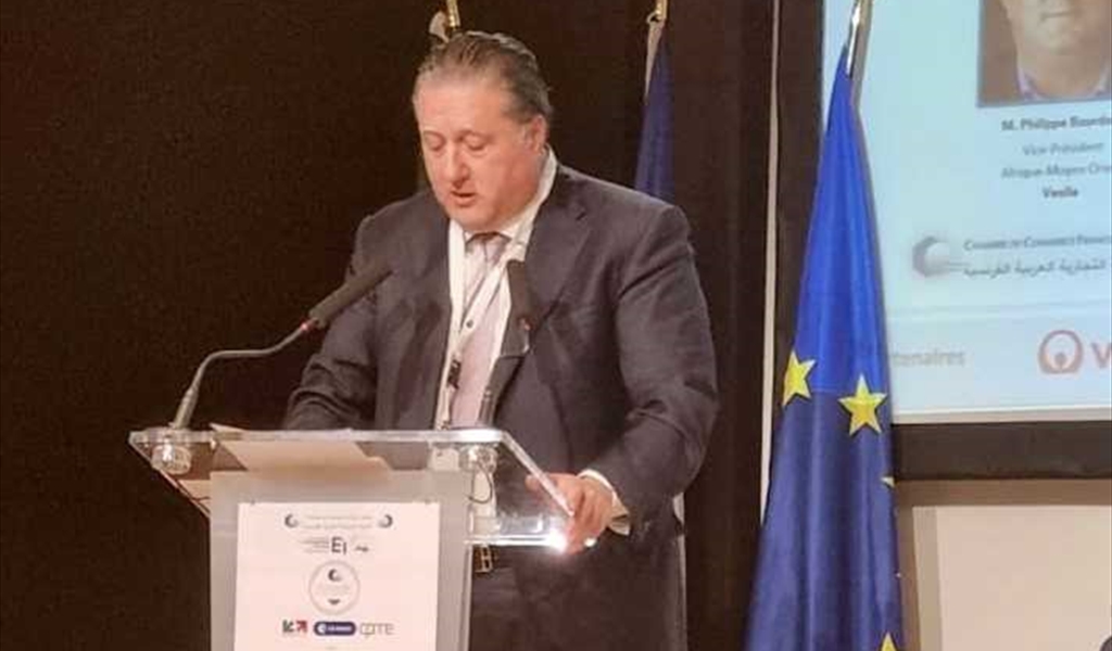 شقير يلقي كلمته