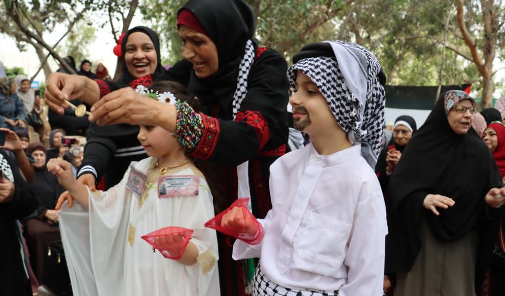 جانب من العرس الفلسطيني