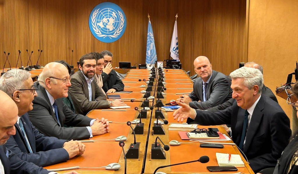 خلال محادثات الرئيس ميقاتي مع غراندي