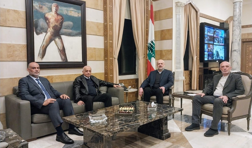 ‎الوزير مولوي مستقبلاً وفد الاتحاد