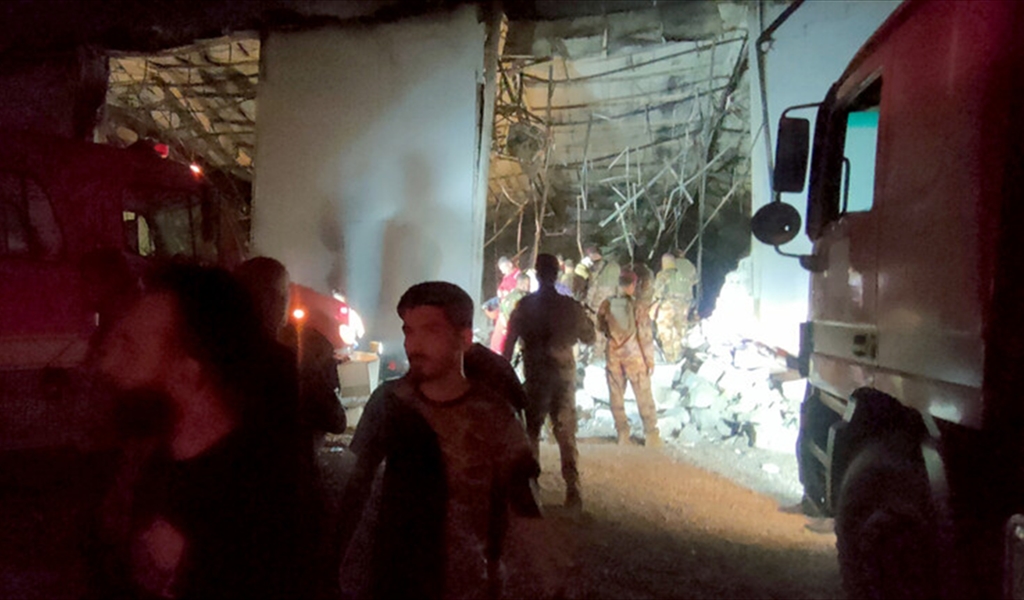 بالفيديو - حريق هائل يلتهم أحد أسواق العراق