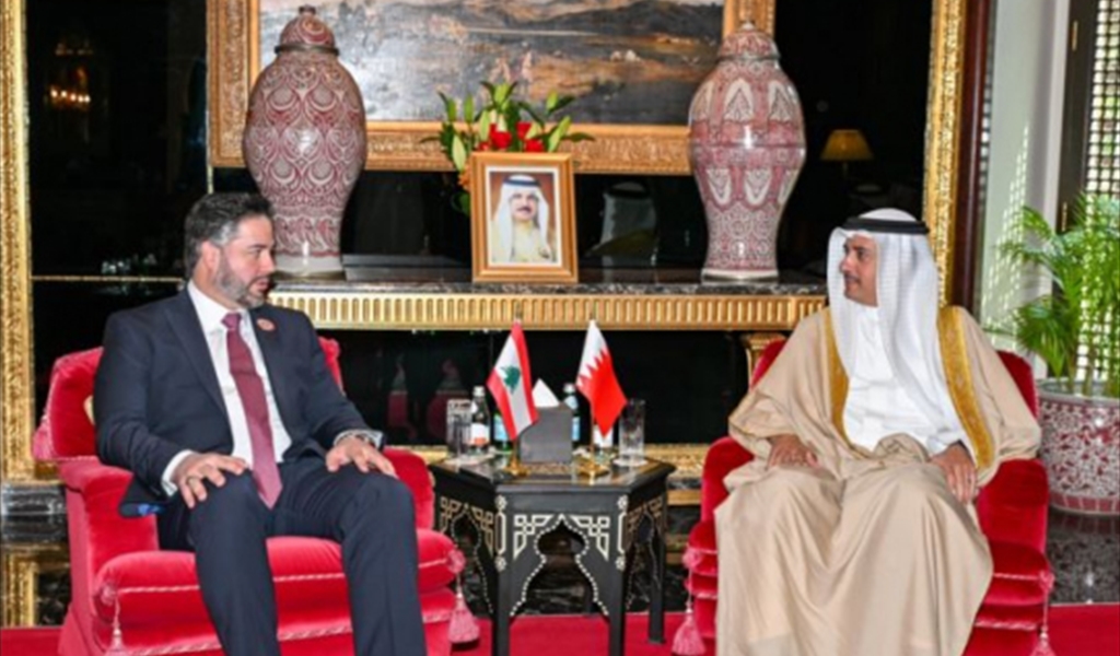 الوزير سلام التقى الوزير نواف بن محمد المعاودة