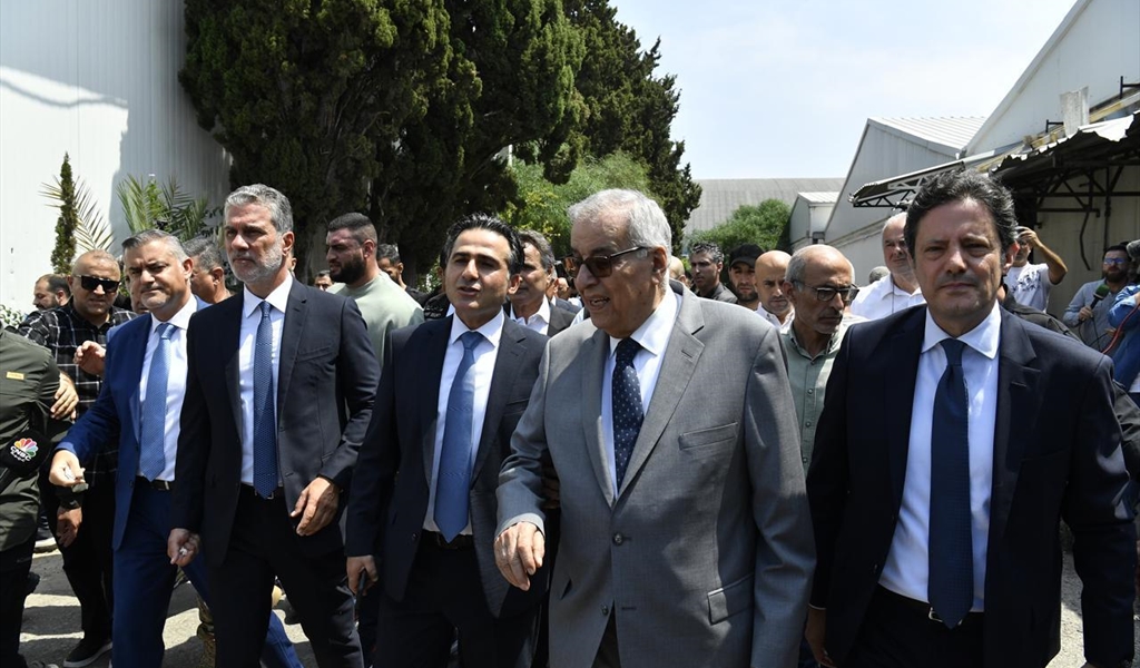 الوزراء حمية، المكاري، بوحيب، ونصار خلال الجولة