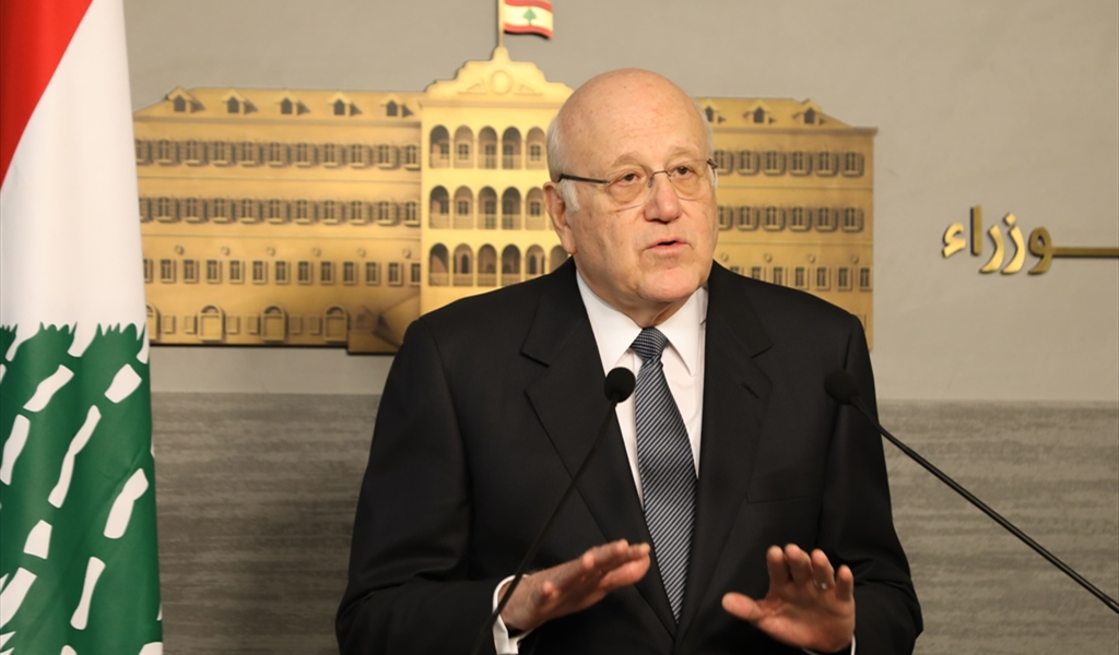 ميقاتي في سلسلة إتصالات ديبلوماسية وسياسية: الحل الوحيد هو وقف مستدام لإطلاق النار على كل الجبهات