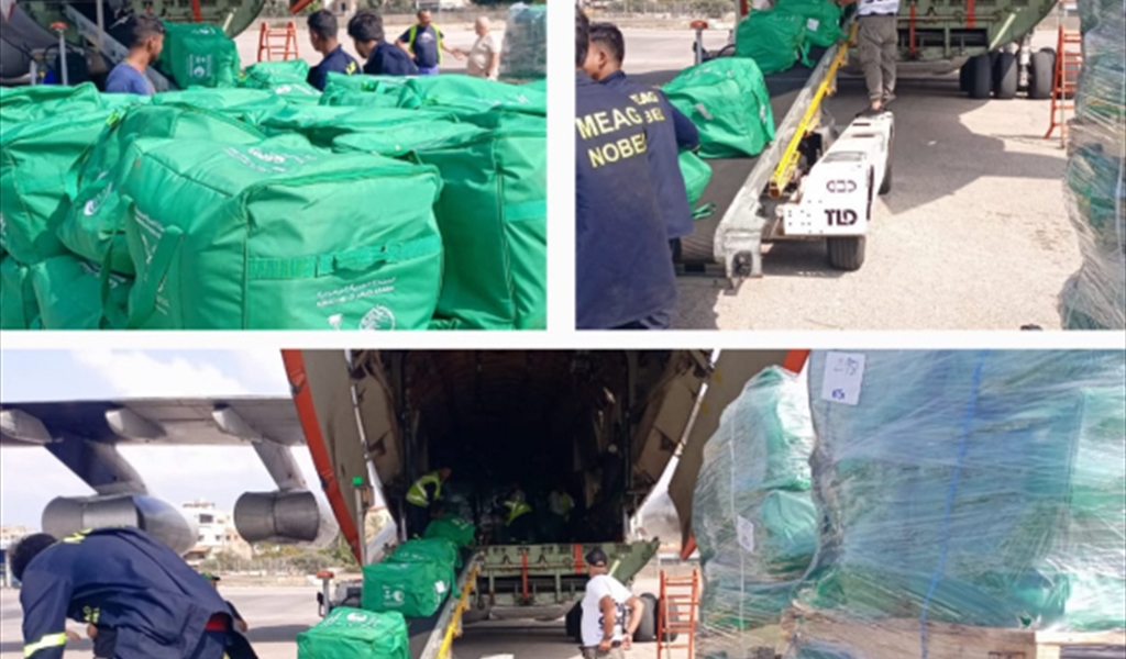 تواصل وصول المساعدات من السعودية لى لبنان