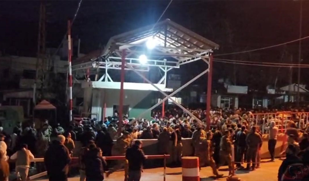 إجراءات للأمن العام اللبناني عند نقطة المصنع للحدّ من التدفق السوري باتجاه لبنان