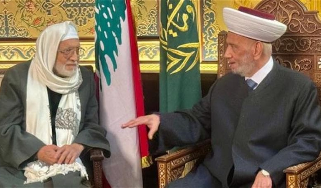 دريان التقى المفتي العام للجمهورية العربية السورية