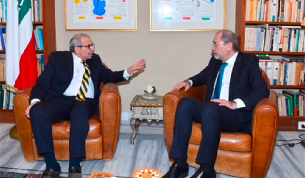 الرئيس المكلف مع الوزير الأردني