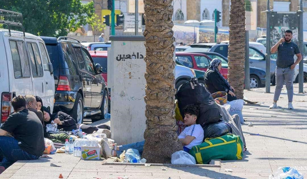 النازحين في بيروت