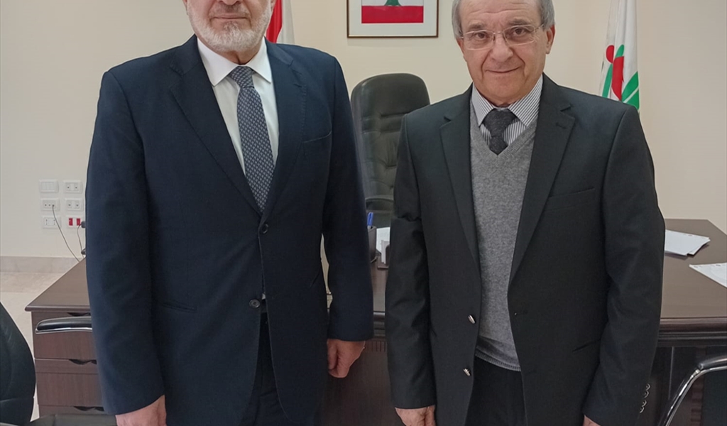 رئيس تجّار لبنان الشمالي أسعد الحريري يزور وزير الشباب والرياضة اللبناني الأستاذ جورج كلاس