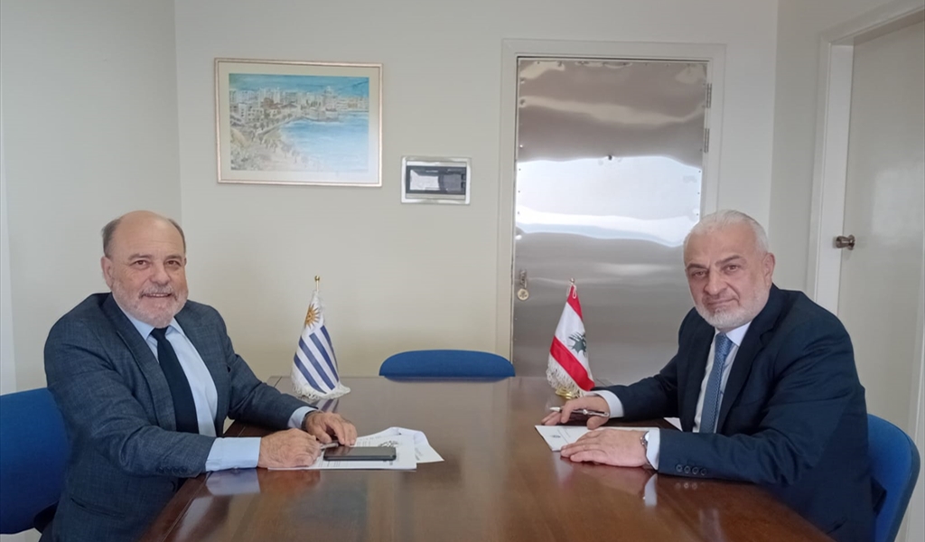 أسعد الحريري زار سفير الأوروغواي