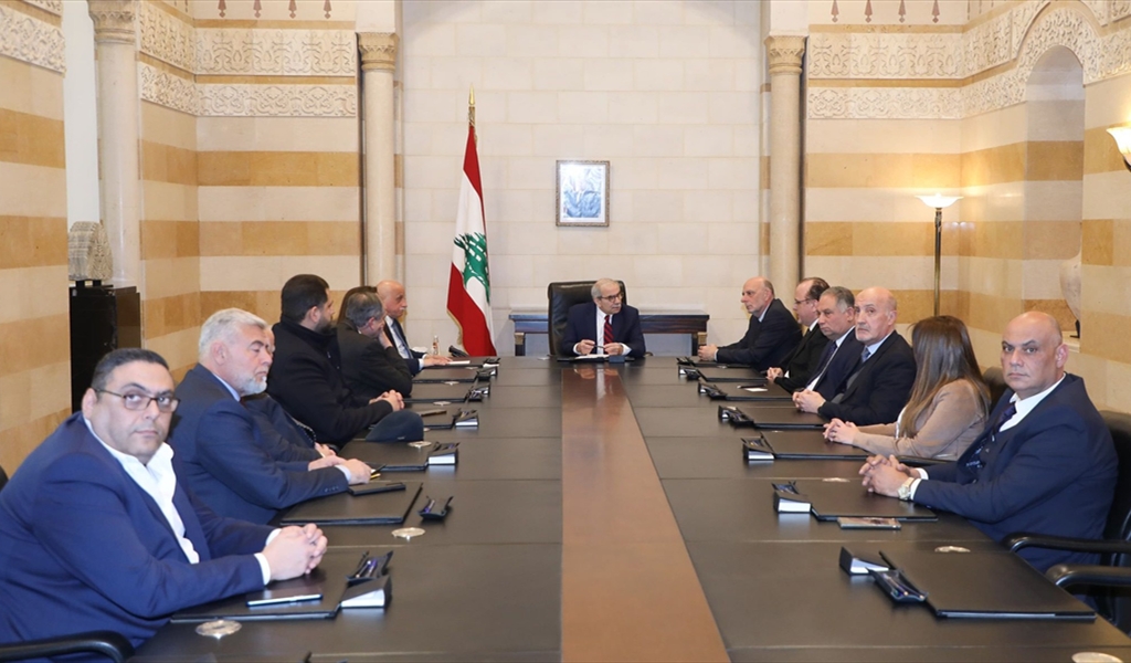 الرئيس سلام مستقبلاً وفد صندوق النقد الدولي