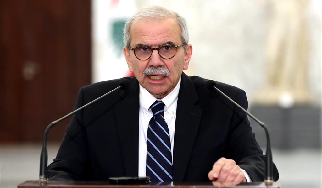 الرئيس سلام يتحدث من قصر بعبدا  (محمود يوسف)