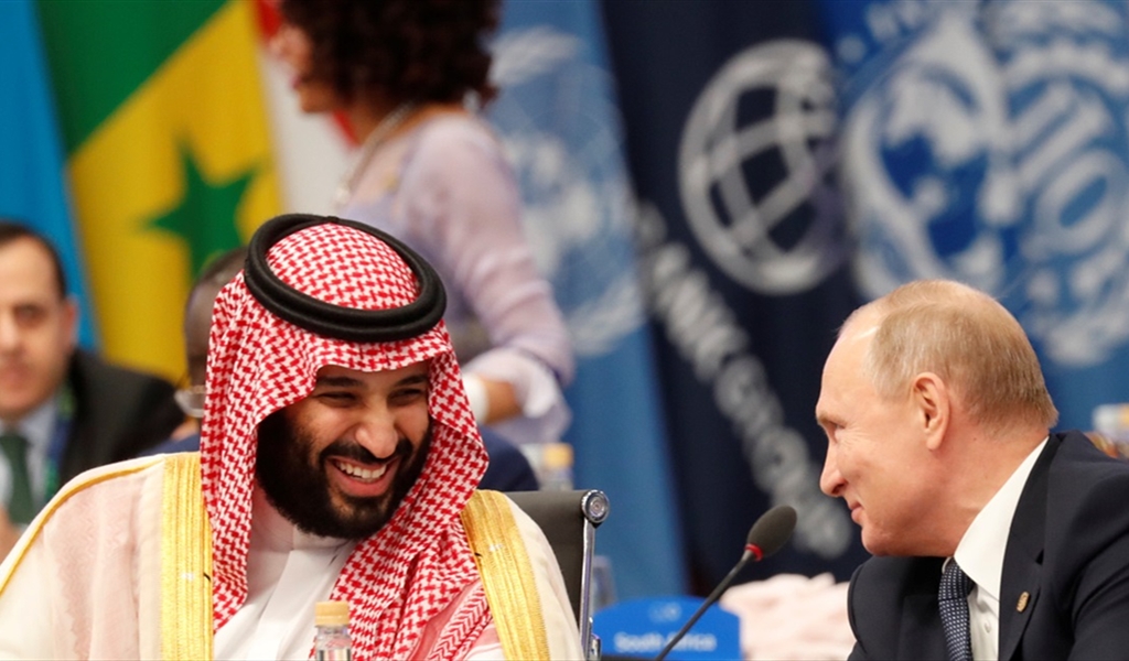 بن سلمان وبوتين يبحثان جهود حل الأزمة الأوكرانية