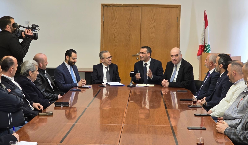 وزيرا الزراعة والاقتصاد خلال الاجتماع