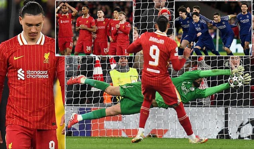 سلوت يعتبر اقصاء ليفربول ظالماً بعدما مواجهة مثالية امام سان جرمان..