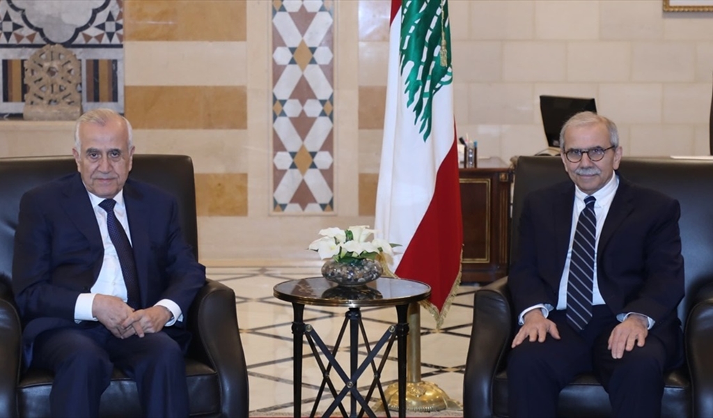 سلام التقى سليمان وبحث شؤونا مالية مع جمعية المصارف والبنك الاوروبي