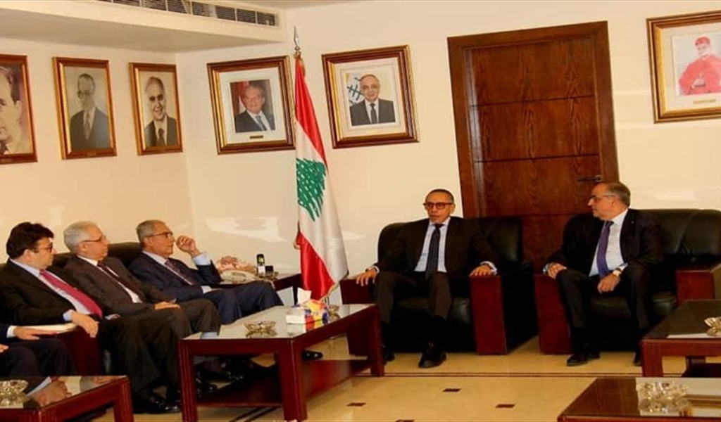 سفير مصر لدى زيارته المجلس العام الماروني