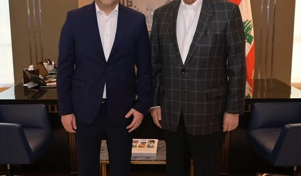 النائب مخزومي خلال لقائه مدير البنك الدولي خليل دنقرلي