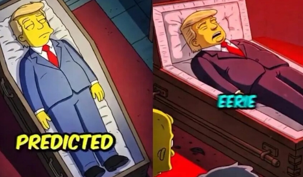 فيديو يثير الضجة.. "ذا سيمبسون" يتوقع وفاة ترامب بهذا التاريخ!؟