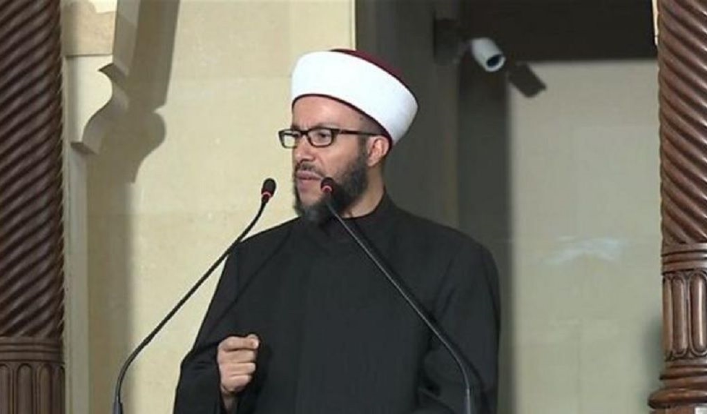 الكردي في خطبة الأضحى: على اللبنانيين أن يكونوا خلف دولتهم