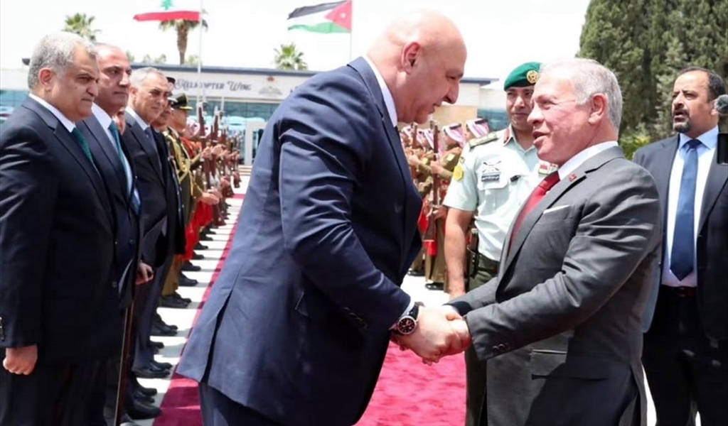 قمة لبنانية -اردنية وتوافق على رفض مخططات تهجير الفلسطينيين