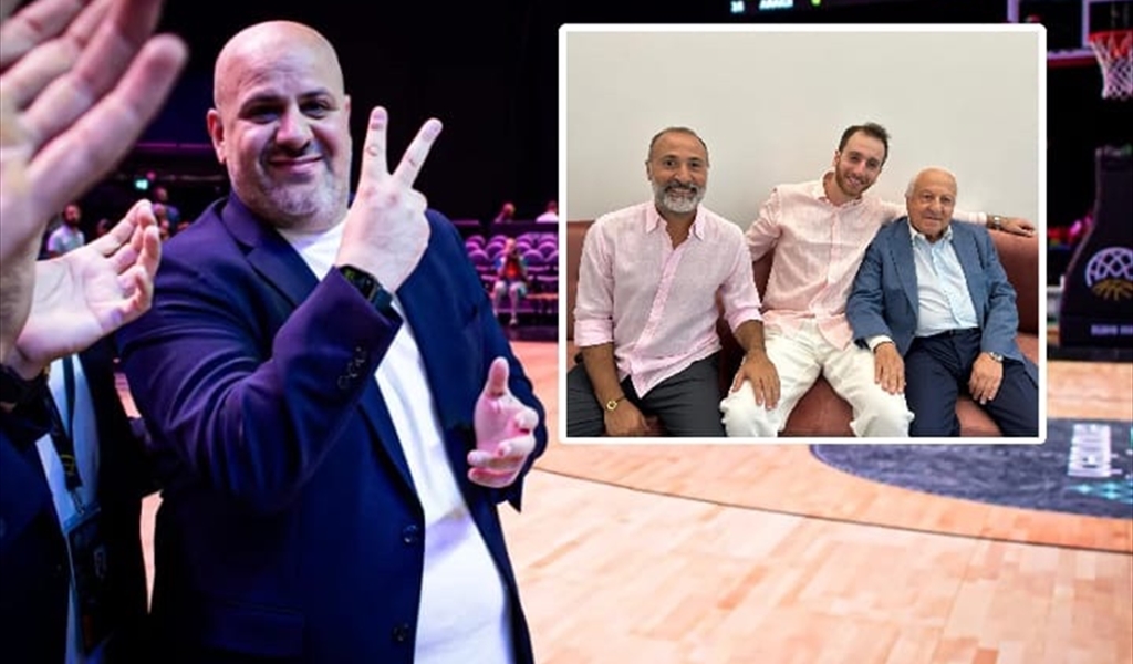 فران يرفع شارة النصر.. وفي الإطار جارودي مع نجله تمام وعرقجي