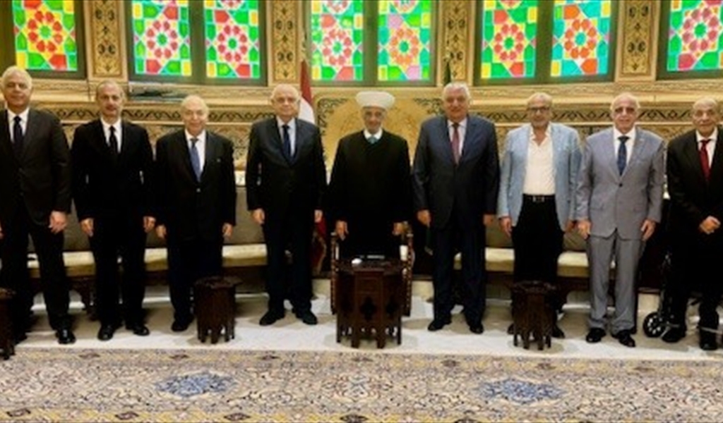 المفتي دريان متوسطاً وفد لقاء التوازن الوطني برئاسة الأستاذ صلاح سلام