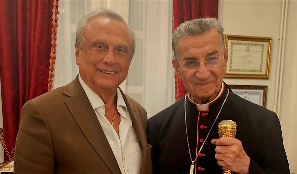 البطريرك الراعي مرحباً بحبيب في الديمان