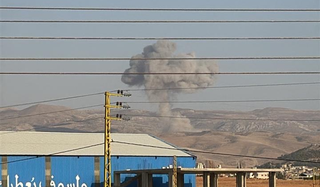 بالصورة : غارتين استهدفتا مرتفعات السلسلة الشرقية