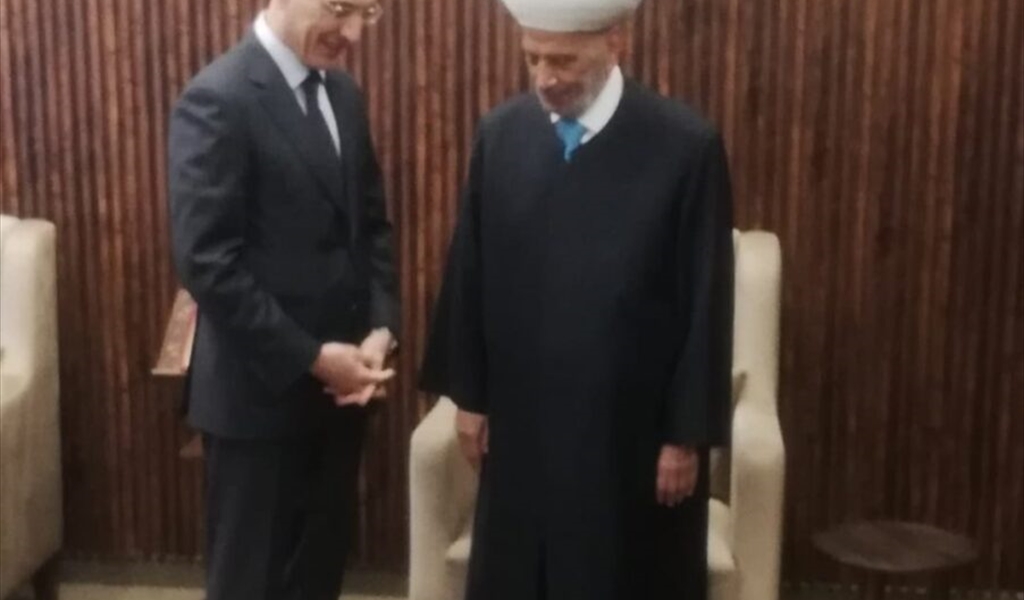 المفتي دريان والوزير الحجار