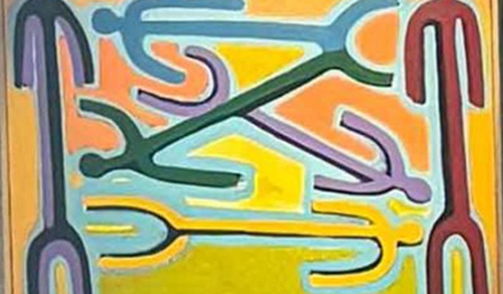 لوحة لفوزي بعلبكي