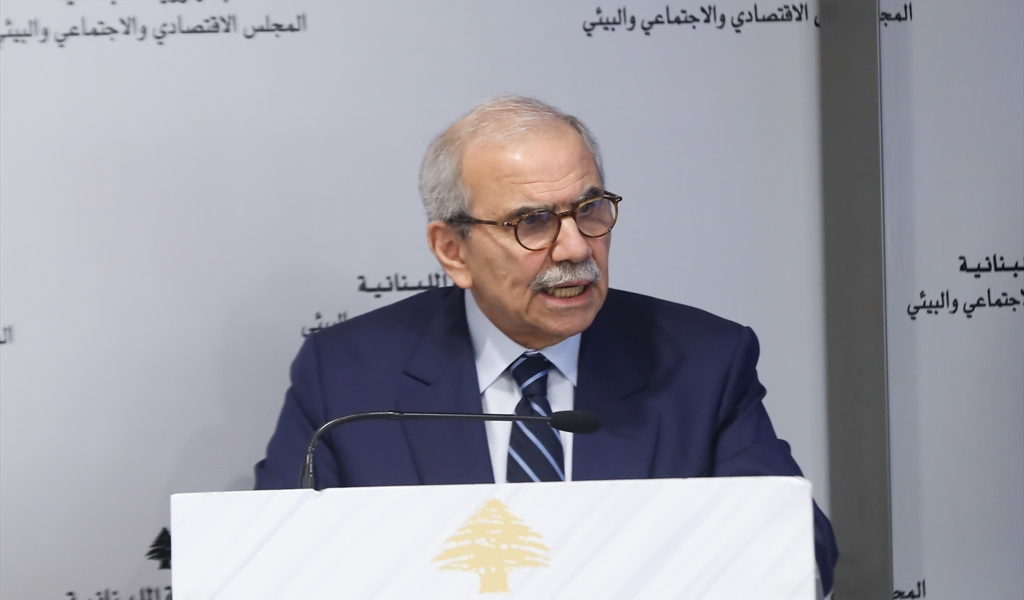 الرئيس سلام متحدثاً في المجلس الاقتصادي والاجتماعي (محمود يوسف)