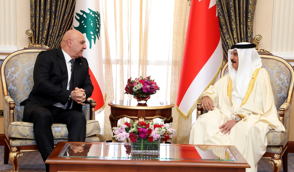 خلال القمة الثنائية بيع الرئيس عون وملك البحرين