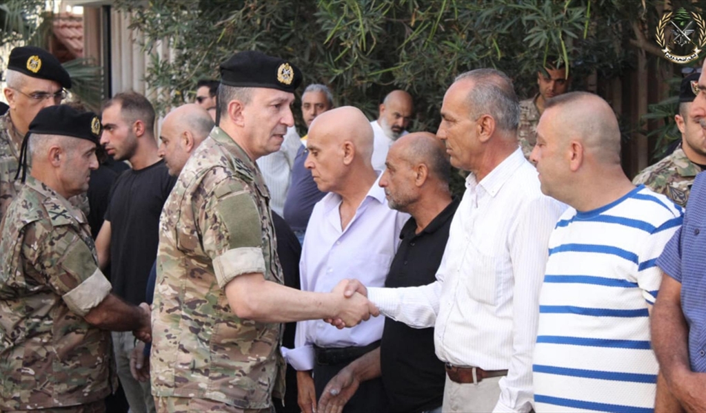 الجيش اللبناني: لا تراجع عن الواجب الوطني مهما بلغت الصعوبات
