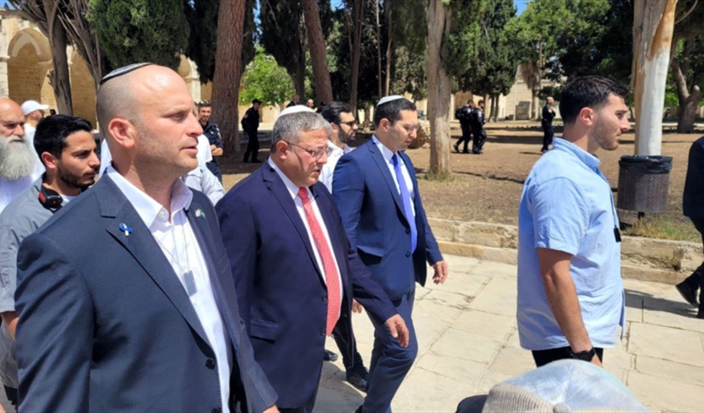 بن غفير يقتحم الأقصى