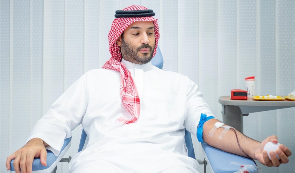 في بادرة وطنية... بن سلمان يطلق حملة تبرع بالدم