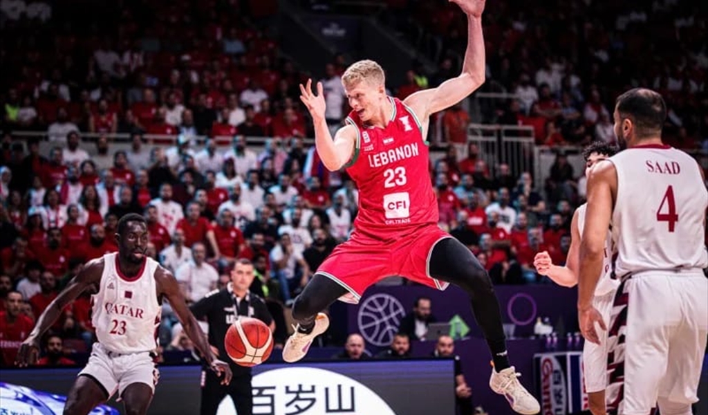 منتخب لبنان يتخطى قطر بصعوبة بكأس آسيا لكرة السلة واستراليا تتصدر..